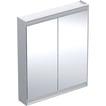 alu cm 75 x 90 g v ger l 2 comfortlight med spejlskab one geberit