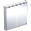 alu cm 90 x 90 g v ger l 2 comfortlight med spejlskab one geberit