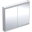 alu cm 105 x 90 g v ger l 2 comfortlight med spejlskab one geberit