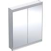 alu cm 75 x 90 indbyg ger l 2 comfortlight med spejlskab one geberit