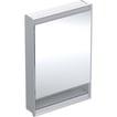 alu cm 60 x 90 indbyg venstre ngsler h ge l 1 comfortlight og underhylde med spejlskab one geberit