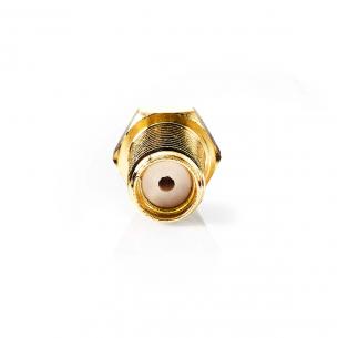 box stk 2 guld metal mm 55 2 kabeldiameter krymp ohm 50 guldplateret hun lige connector sma