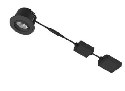 38 543lm 930 7w rund sort supreme 50 diospot