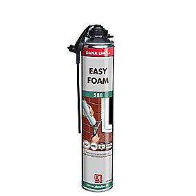 700ml pu-fugeskum elastisk 1-komponent hvid 588 foam easy lim dana
