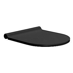 sort mat softclose med de toilets kompakt slim gsi