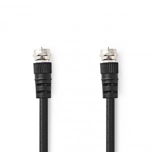 label sort pvc runde m 50 1 rmet afsk dobbelt ohm 75 nikkelplateret quick han f quick han f antennekabel satellit