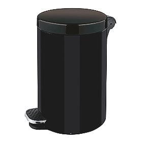 sort plast i inderspand l st belagt organisk 3l pedalspand