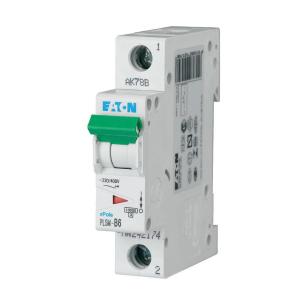plsm-b6-mw 1-modul 10ka 1-pol 6amp b-karakteristik mcb automatsikring