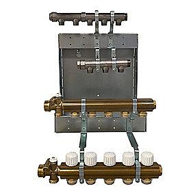 3vv 5kv 5gv - brugsvand og gulvvarme med monteret skaktplade