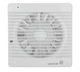 148mm 200x200mm timer og hygrostat med ventilator hvid chz 300 decor p s