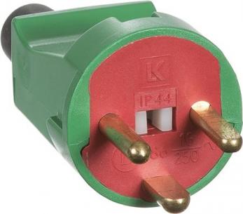 faseben fladt jord med lys 13a brudsikker stikprop hospitals