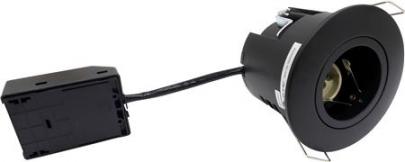 rs udend og inden- sort mat ip44 230v gu10 87mm g2 install uni nordtronic