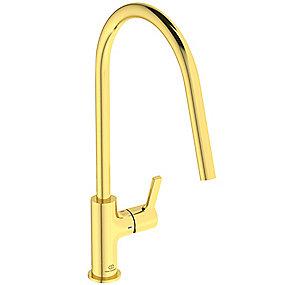 gold brushed pvd 105x238x422 kkenarmatur k gusto standard ideal