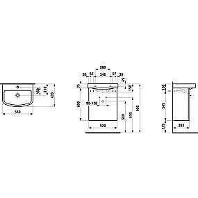ger l 2 hvid kompas belpakke m