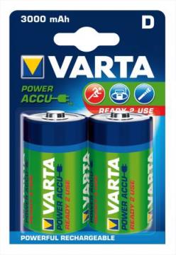 hr20-2b 3000mah 2v 1 d nimh batteri genopladelig varta