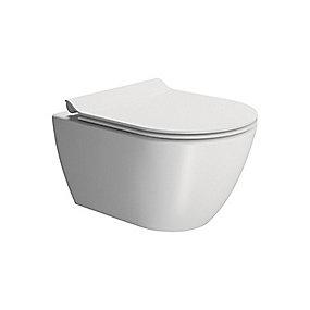 hvid mat swirlflush med 50x36cm gtoilet v pura gsi