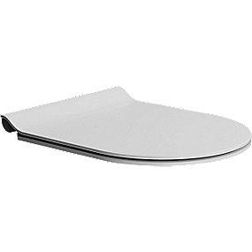 hvid mat softclose med de toilets slim gsi