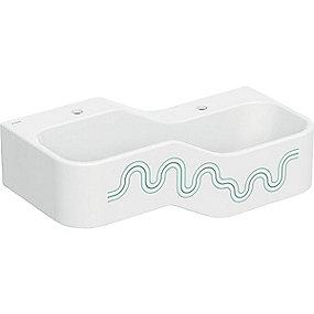 jre h til vask lavere vaskepladser to med vaskekumme og lege- bambini geberit