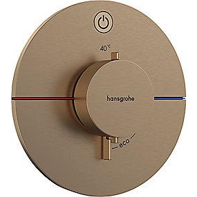 pvd bronze rstet b udtag 1 til rring afsp med indbygning til termostat s comfort showerselect hansgrohe