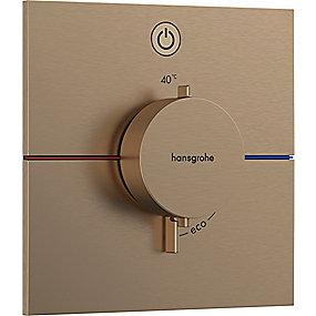 pvd bronze rstet b udtag 1 til rring afsp med indbygning til termostat e comfort showerselect hansgrohe