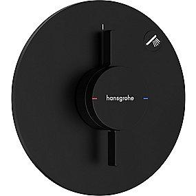 sort mat udtag 1 indbygning til armatur s duoturn hansgrohe