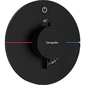 sort mat udtag 1 til rring afsp med indbygning til termostat s comfort showerselect hansgrohe