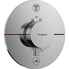 krom udtag 2 til rring afsp med indbygning til termostat s comfort showerselect hansgrohe