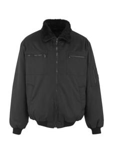 3xl sort 00516 atlaska pilotjakke