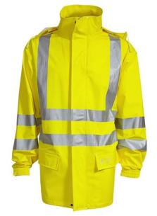 3xl gul 026350r offshore regnjakke