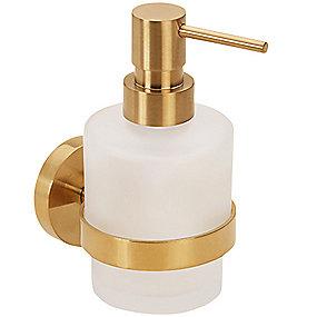 glas mat pvd guld messing rstet b g v til bedispenser s kriss