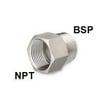 4 1 1 bar 10 316-cf8m bspt nippel npt muffe adaptor