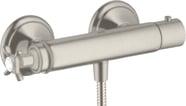 steel-optik krydsgreb med brusetermostat montreux axor