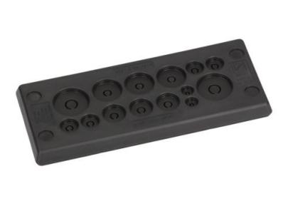sort 5 ve 14-1 24 z kdp r rektangul kdp kabelindgangsplade