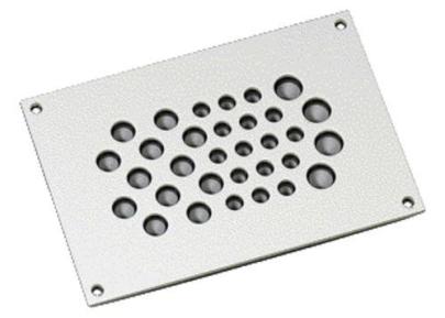 lysgrey alu 32 105 kdp r rektangul kdp kabelindtastningsplade