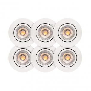 6-pack hvid mat rs udend inden ip44 ra90 490lm 3000k 9w 5 iso 0 2 profile low luna