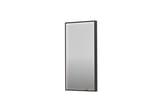 sort metal spejl led sp19 sanibell