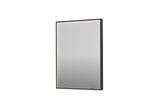 sort metal spejl led sp19 sanibell