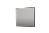 sort metal spejl led sp19 sanibell