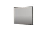 sort metal spejl led sp19 sanibell