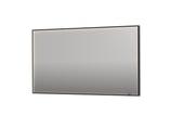 sort metal spejl led sp19 sanibell