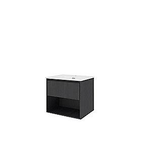 hylde ben 1 skuffe 1 eg sort 61x46 t bels m proline sanibell