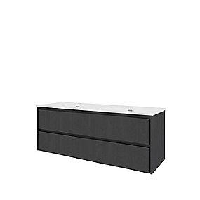 skuffer softclose 2 eg sort 141x46cm t bels m proline sanibell