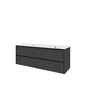 skuffer softclose 2 eg sort 141x46cm t bels m proline sanibell