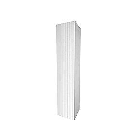 lameller lodrette jglans h hvid 169x35x35cm jskab h proline sanibell