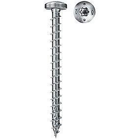 100stk a pak tx20 elgalvaniseret panhoved ptf ii fpf powerfast mm 0x70 5 spunskrue fischer