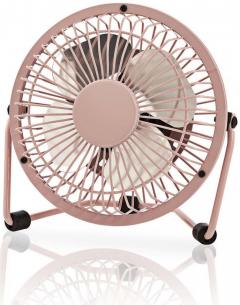 pink 1-hastighed w 3 mm 100 diameter drevet usb bordventilator nedis
