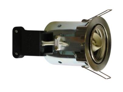 led 5w max rund st�l b�rstet blank gu10 diospot