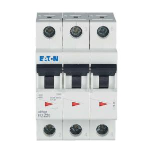 3 faz-z2 ul1077 3-moduler 15ka 3-pol 2amp z-karakteristik mcb automatsikring