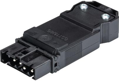 sort kodning mm 5 12 - 5 8 a 16 v 400 v 250 skruetilslutning han stik 4 gst15i5