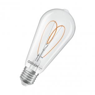 dæmpbar e27 60w 927 2w 7 806lm klar heart filament edison led 1906 vintage osram